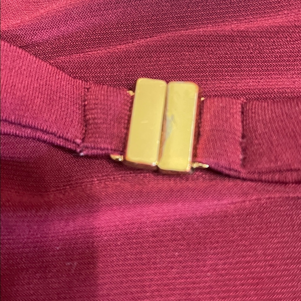 Liz Claiborne Deep Red Blouse - Picture 12 of 12